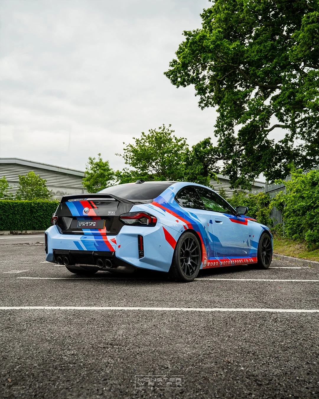 BMW M2 G87 M Performance custom designed printed livery