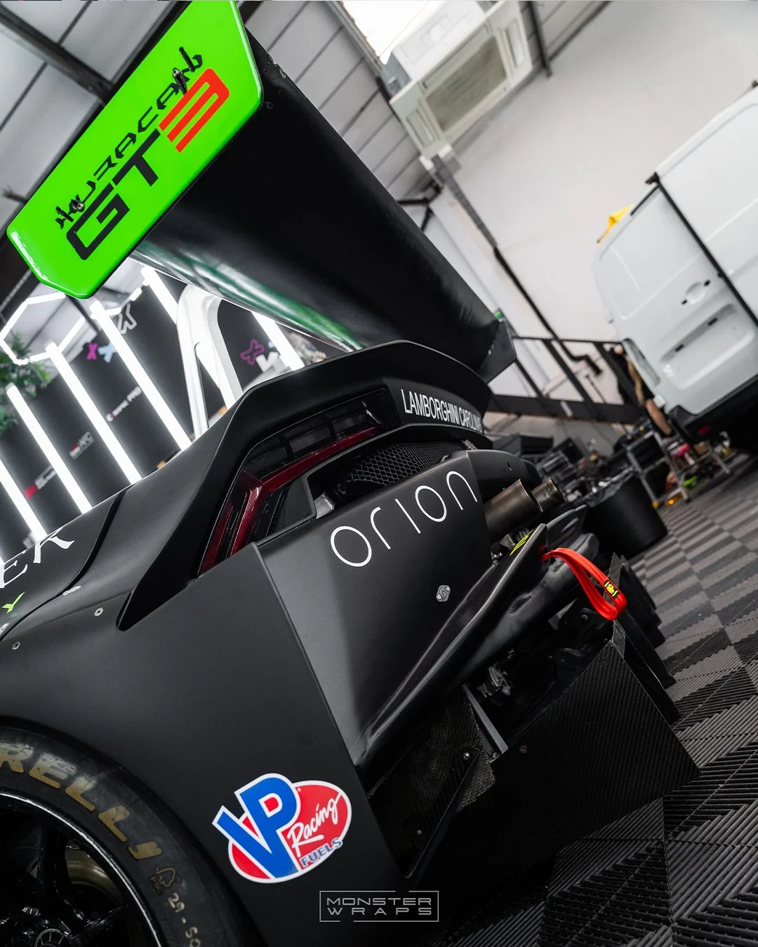 Lamborghini Huracan GT3 Pertamina racing livery wrap design