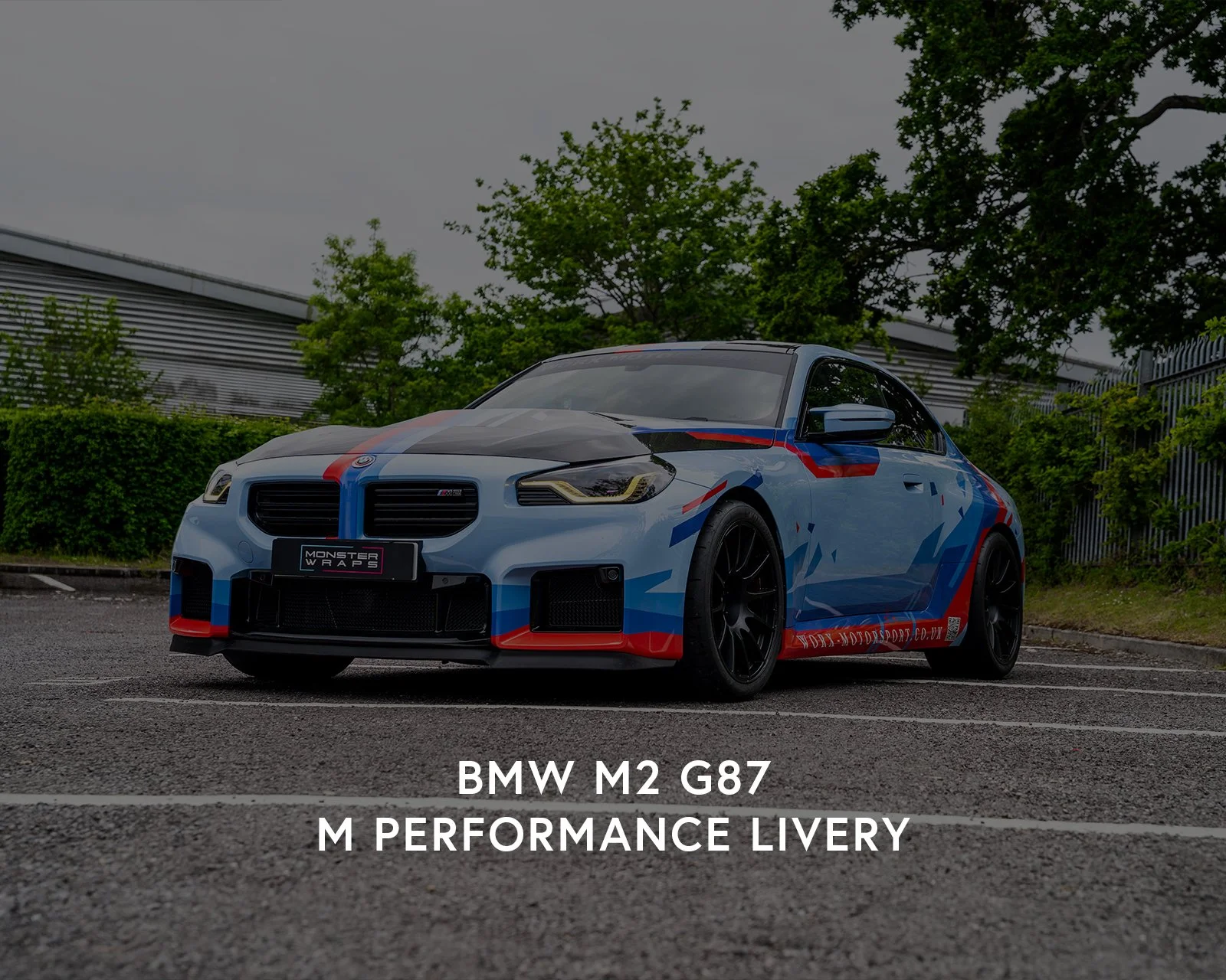 BMW M2 G87 M Performance custom designed printed livery