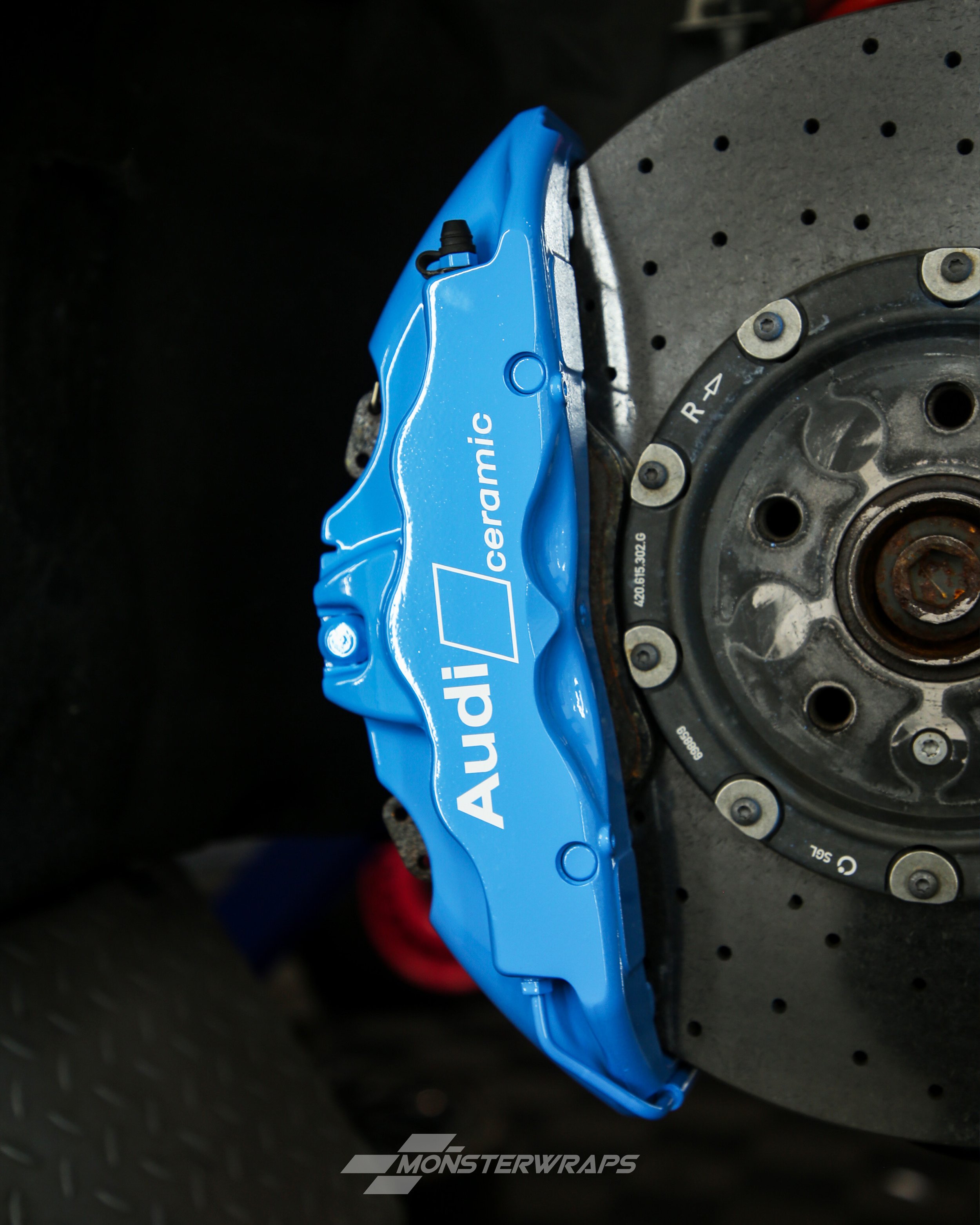 Professional brake caliper painting service Southampton Hampshire