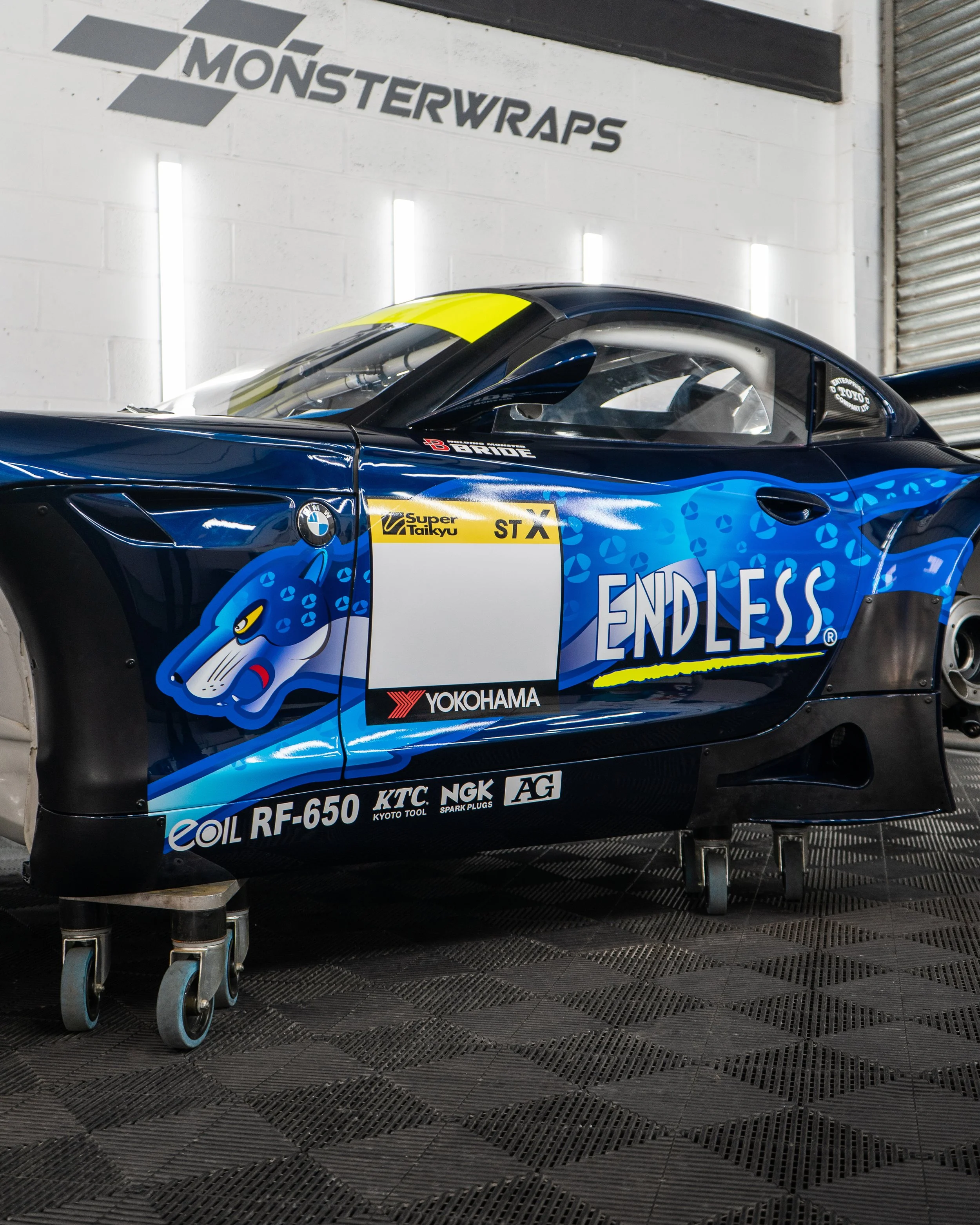 BMW Z4 GT3 Endless Racing Livery wrap and clear paint protection film