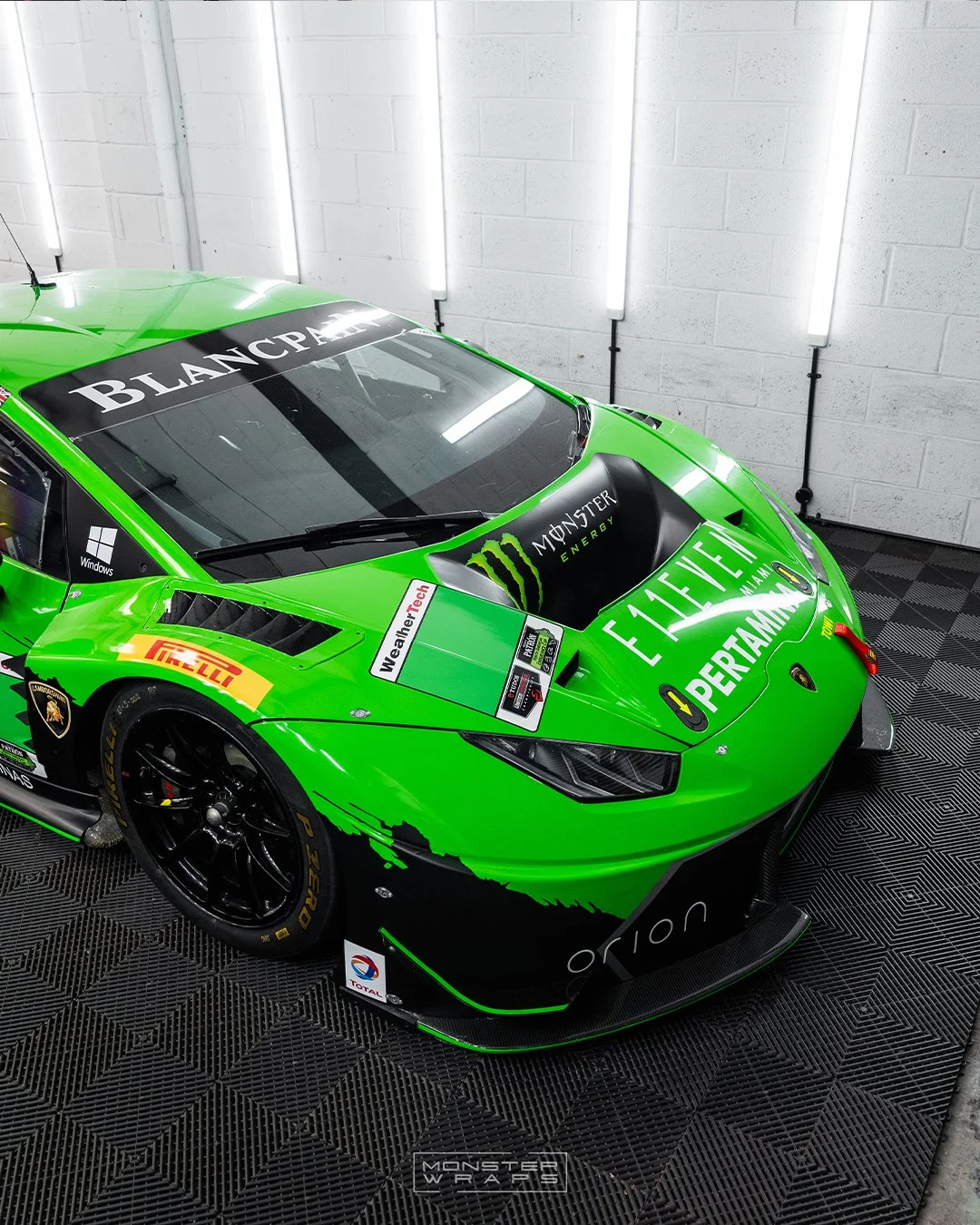 Lamborghini Huracan GT3 Pertamina racing livery wrap design