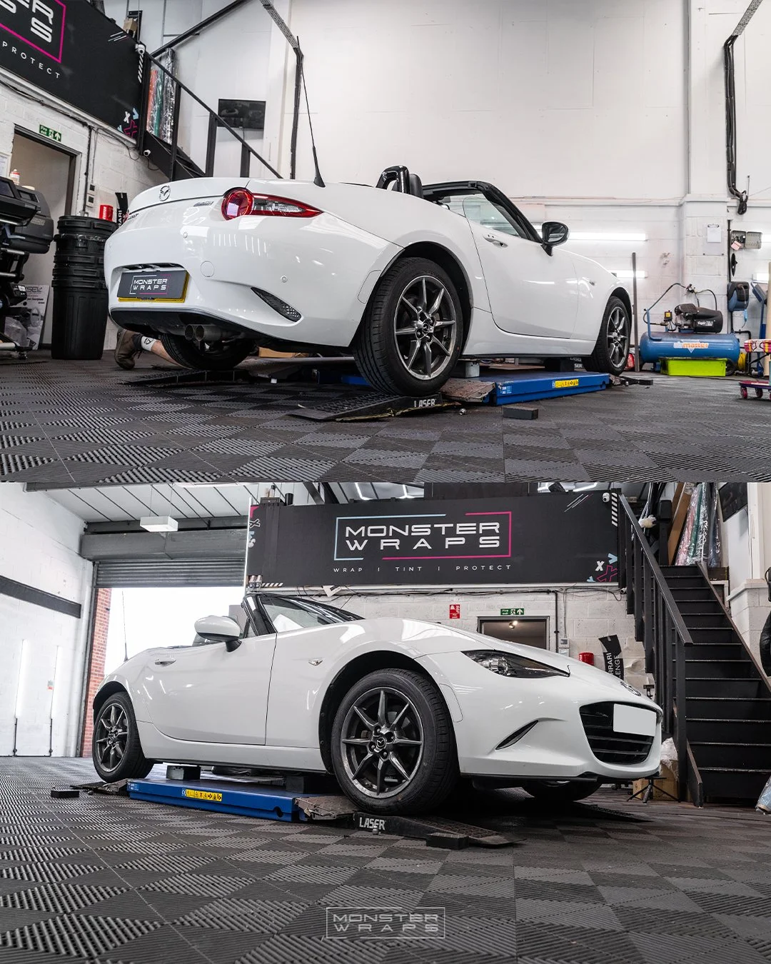 Mazda MX-5 MK4 full colour change vinyl wrap Teckwrap Gloss Chelsea Rose