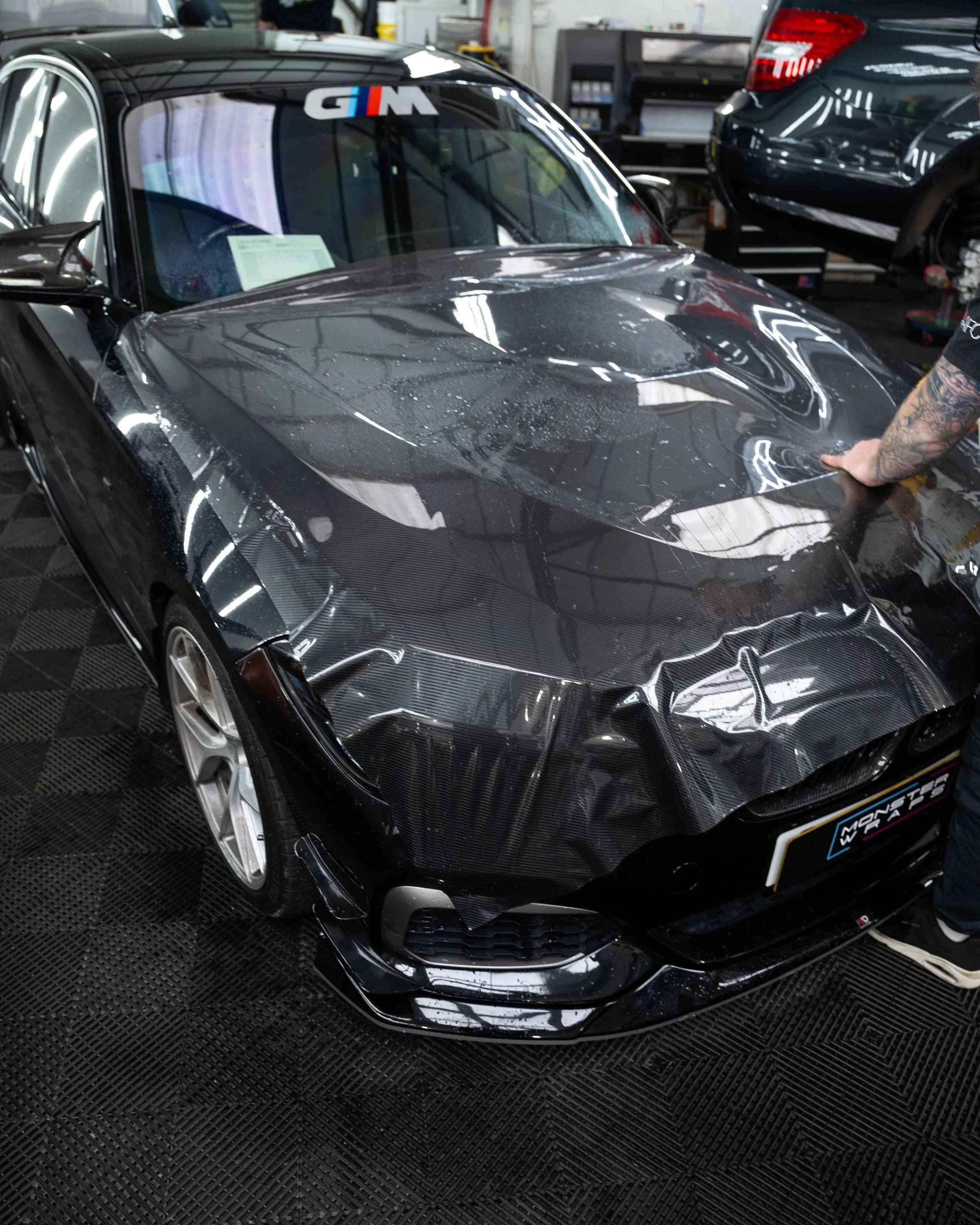 BMW M140i F20 - Carbon PPF Bonnet + Honeycomb RQ Graphics - 7.jpg