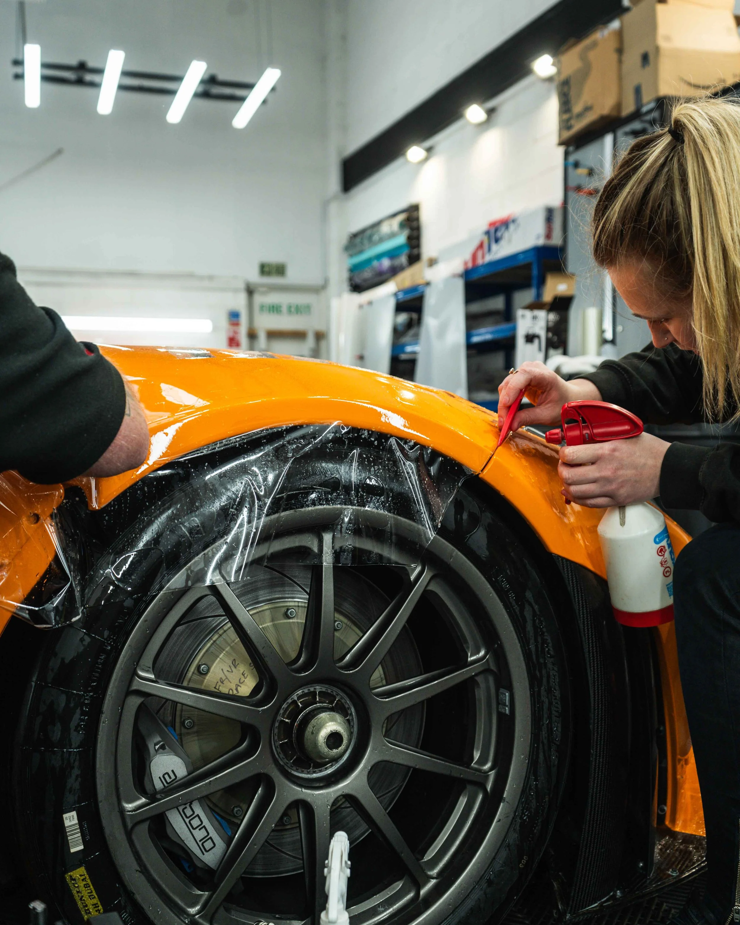 McLaren MP4-12C GT3 racing livery and front end Paint Protection