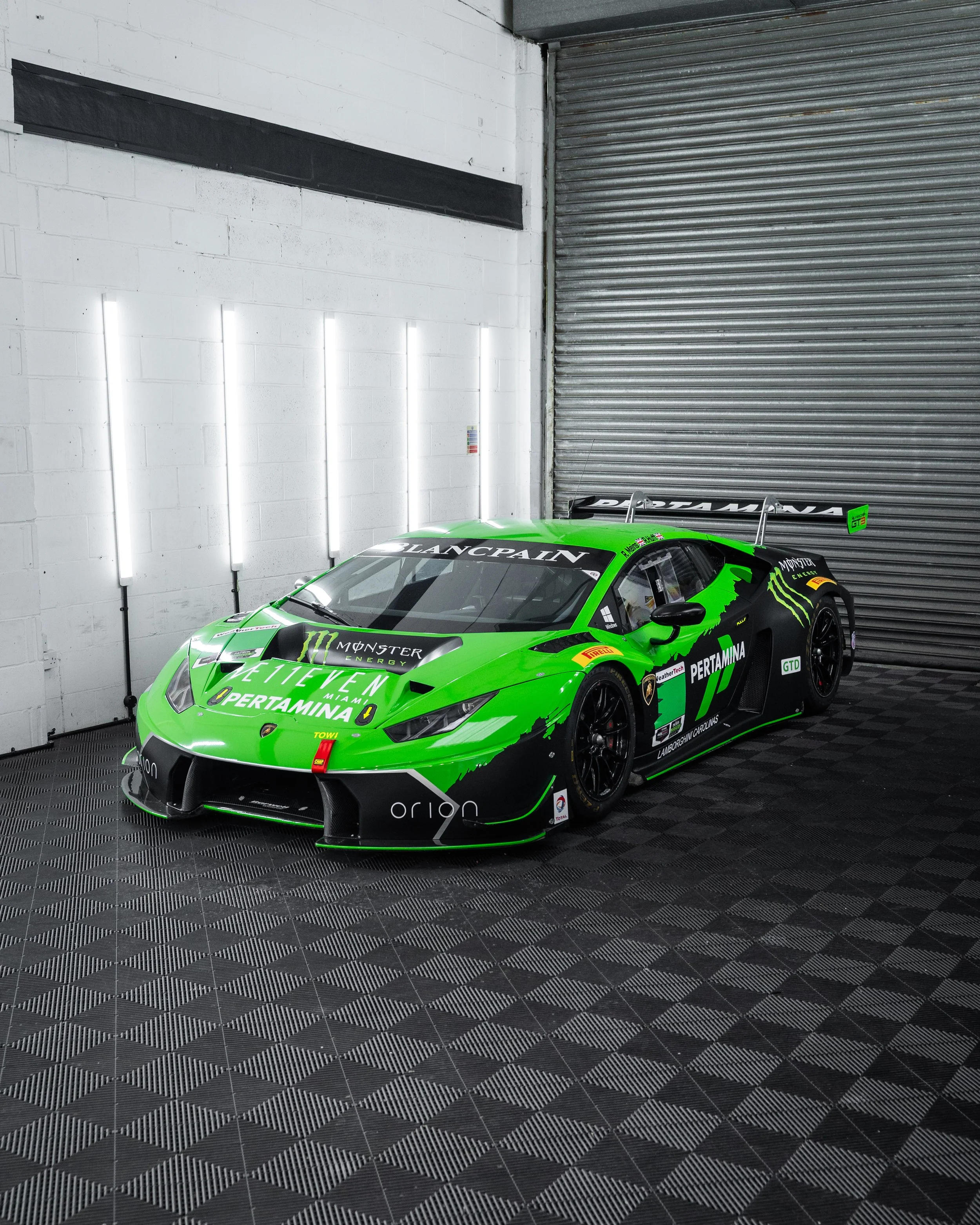 Lamborghini Huracan GT3 Pertamina racing livery wrap design