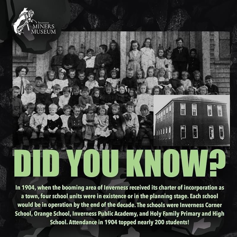 Did you know?

In 1904, when the booming area of Inverness received its charter of incorporation as a town, four school units were in existence or in the planning stage. Each school would be in operation by the end of the decade. The schools were Inv