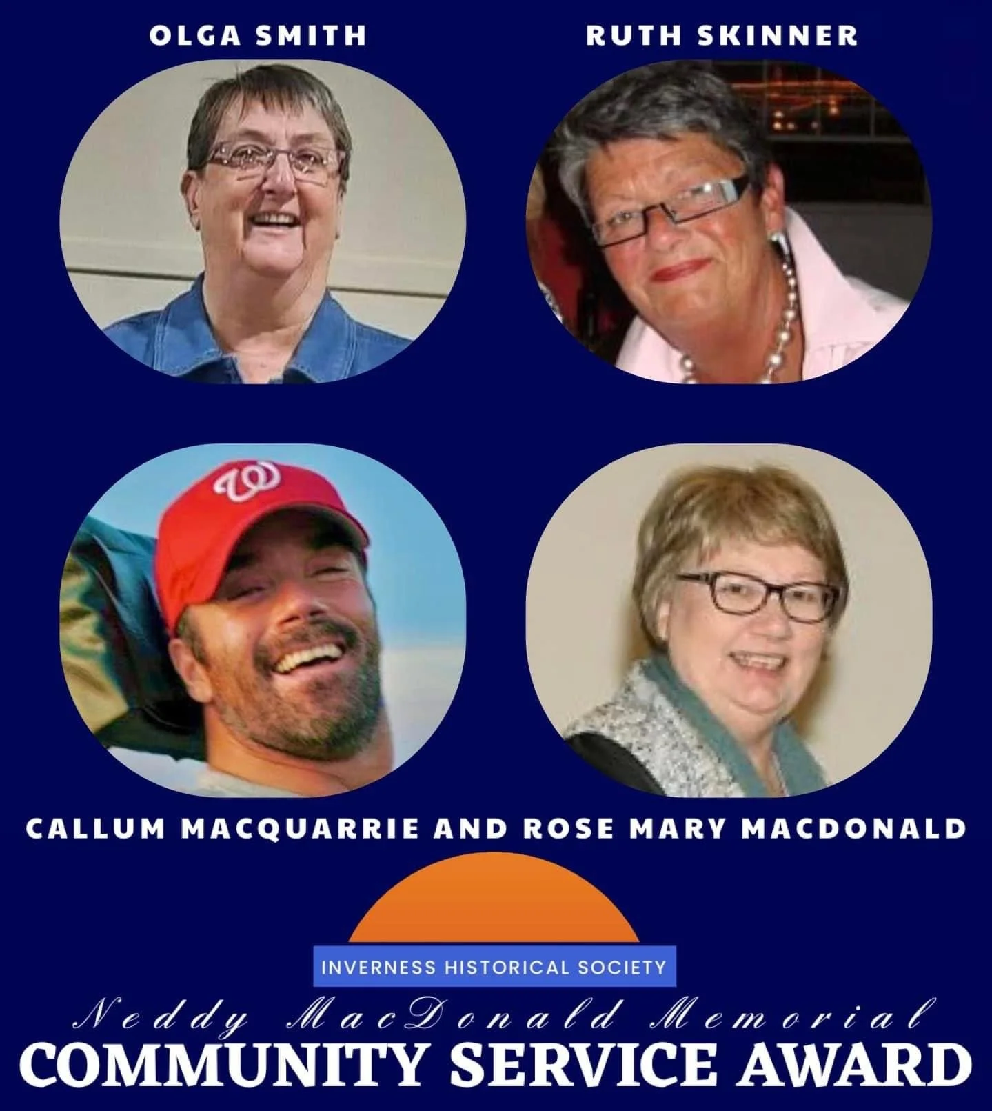 2023 Recipients of the Ned MacDonald Community Service Award