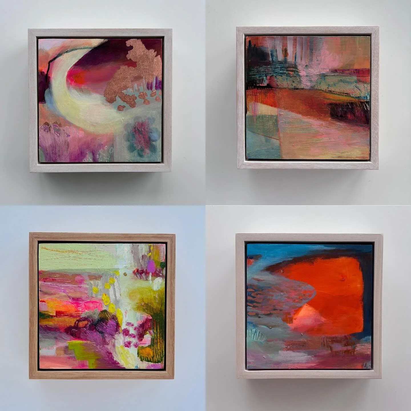 A few of the ones that found new homes from my exhibition @tinkergallery.
Moonveil
Rise n’ Shine
Find love within 
Shoaling
What a wonderful experience it has been to work with the lovely @joanne.tinker. 
Thank you so much for the amazing opp