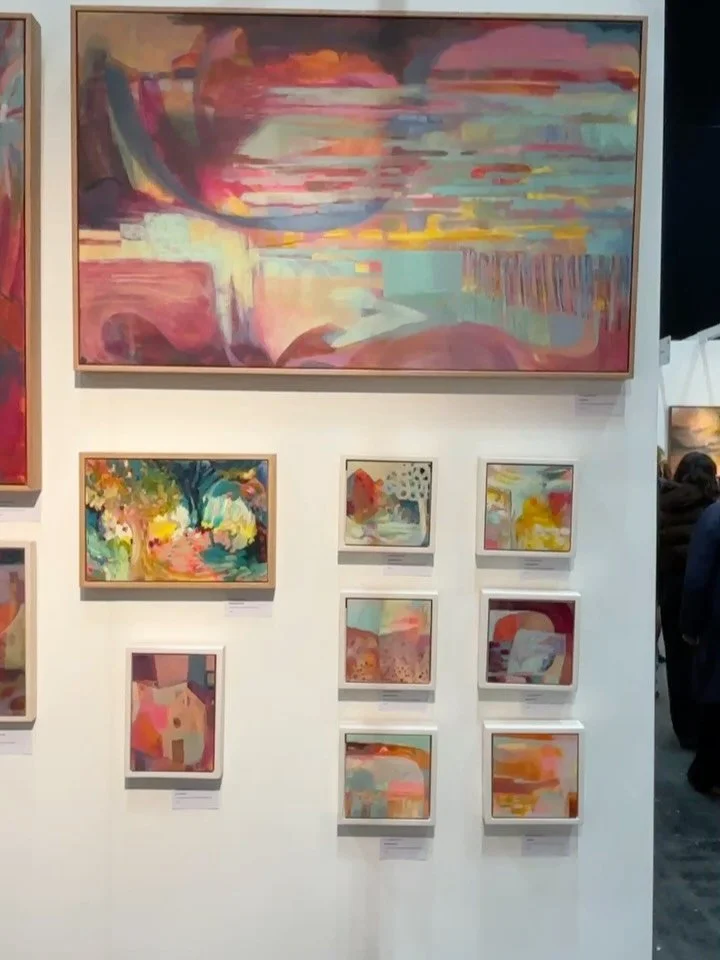 Thank you @mcrartfair for a fabulous private view and to everyone who came along, it was so good to see everyone, as always. 
The biggest thank you to my Mr strong 💪 who put it all my work up for me, I couldn&rsquo;t have done it without you ❤️

I c