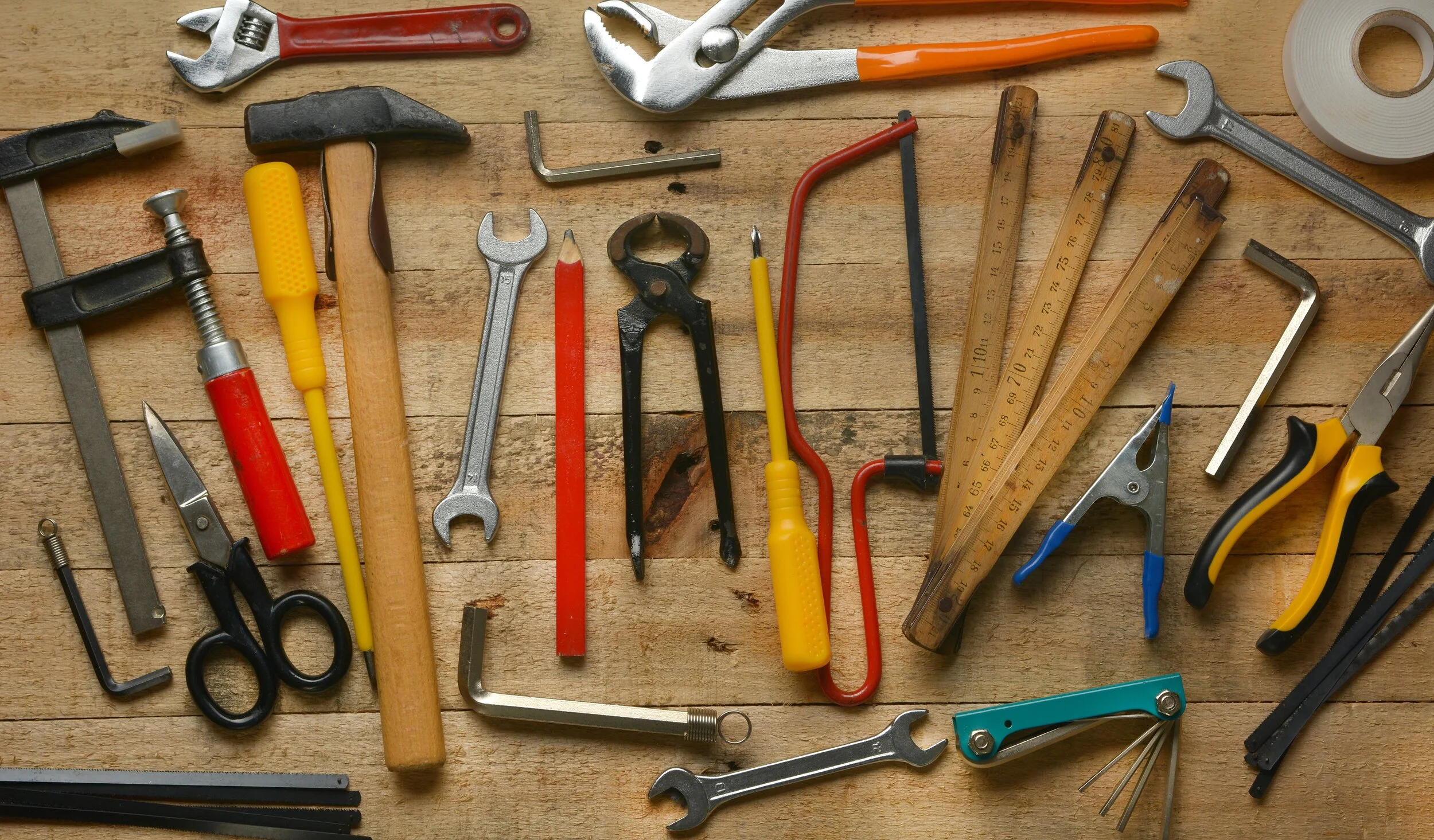 selection of tools