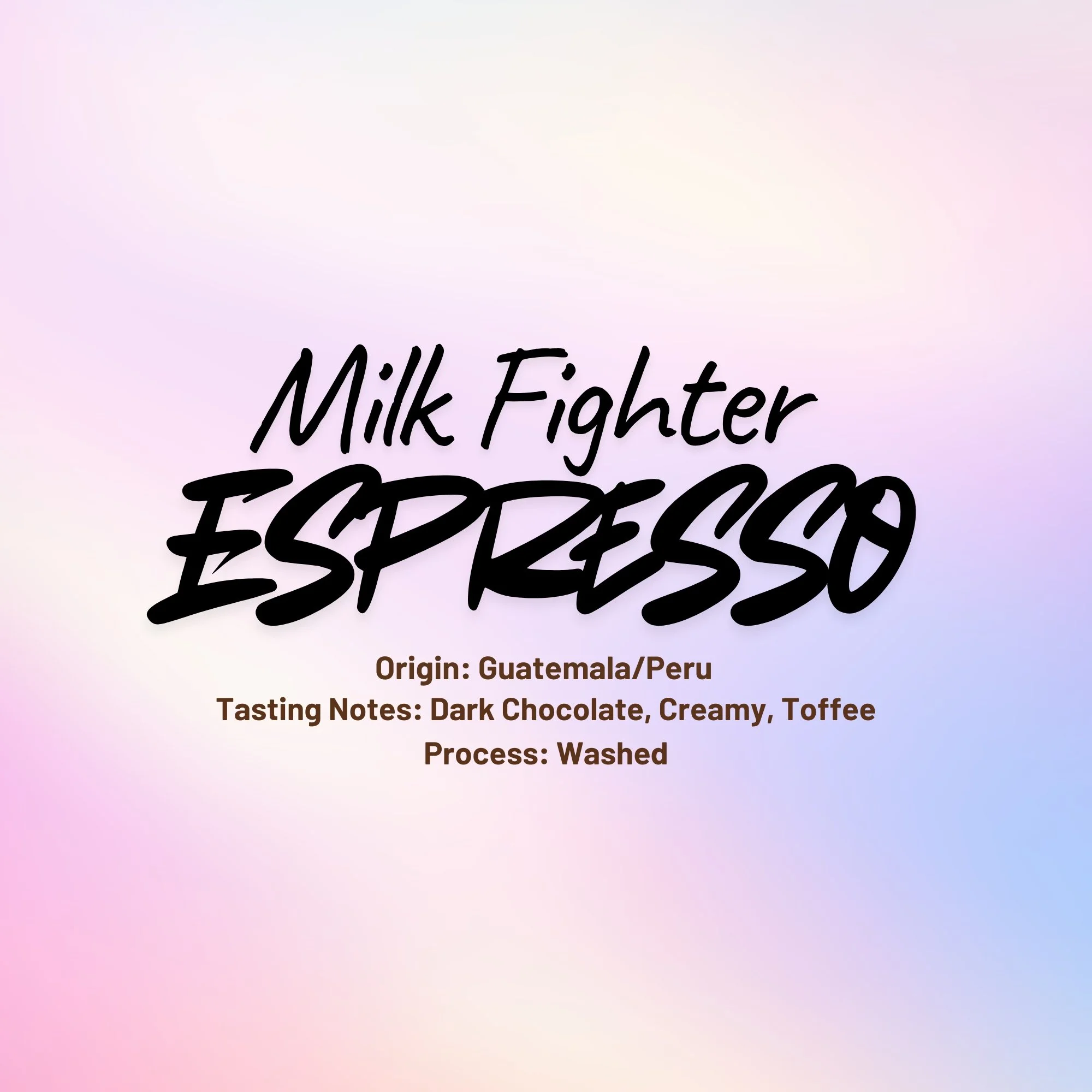 Milk fighter Espresso Blend