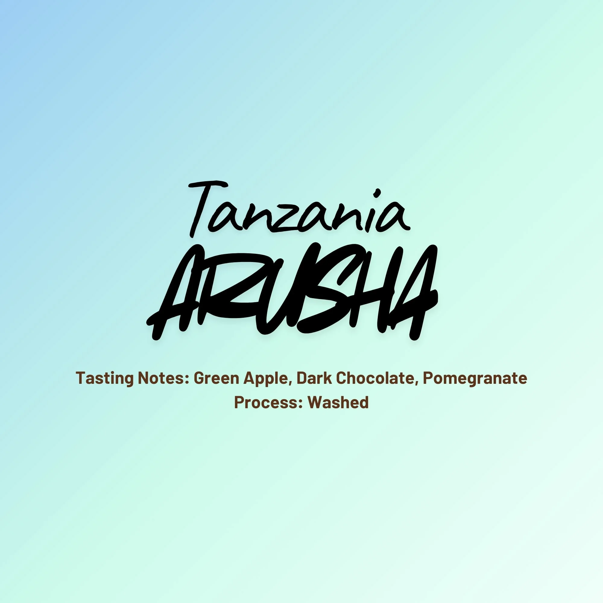Tanzania -  Arusha - Washed