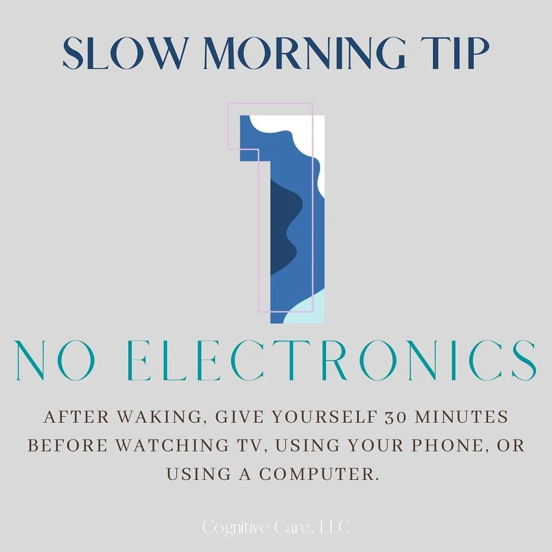 I know it may seem impossible but you will see a significant change in your ability to tackle your day. 

#cognitivecare #mentalhealthsupport #mentalhealthawareness #blackmentalhealthmatters #wellness #mentalhealth