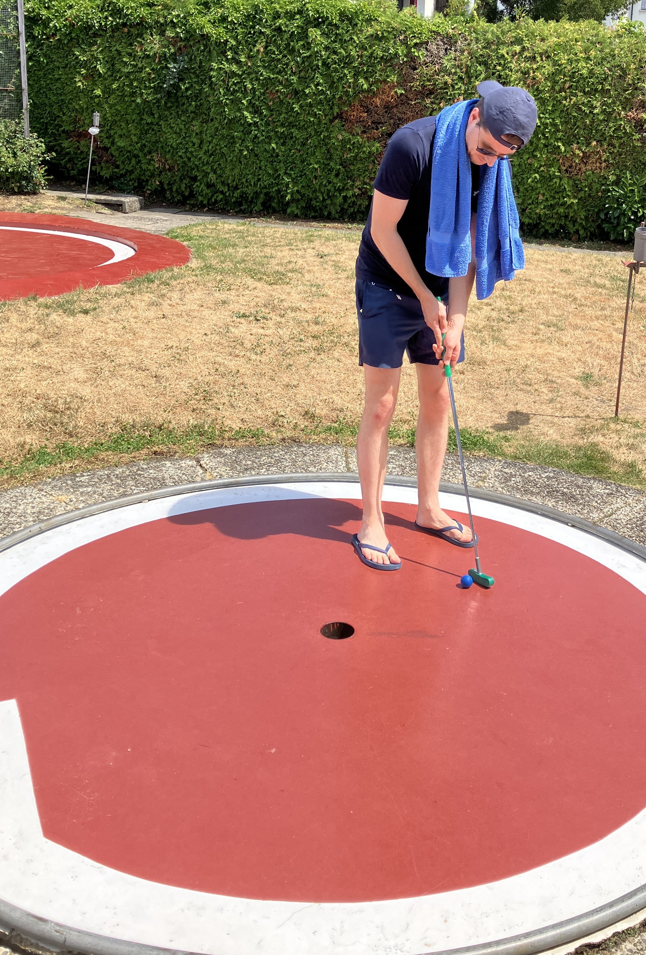 Beim Minigolf