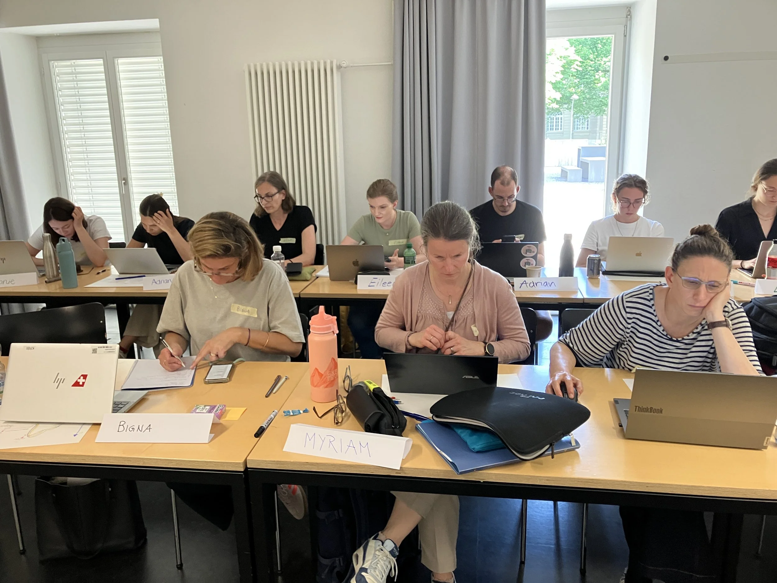 Klassensituation in einem Unterrichtsraum