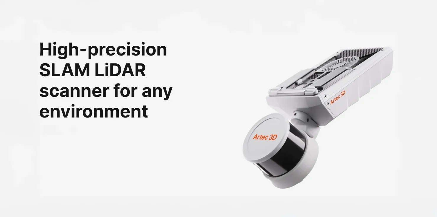 Artec Jet Goes Large Scale SLAM LiDAR 3D Scanning