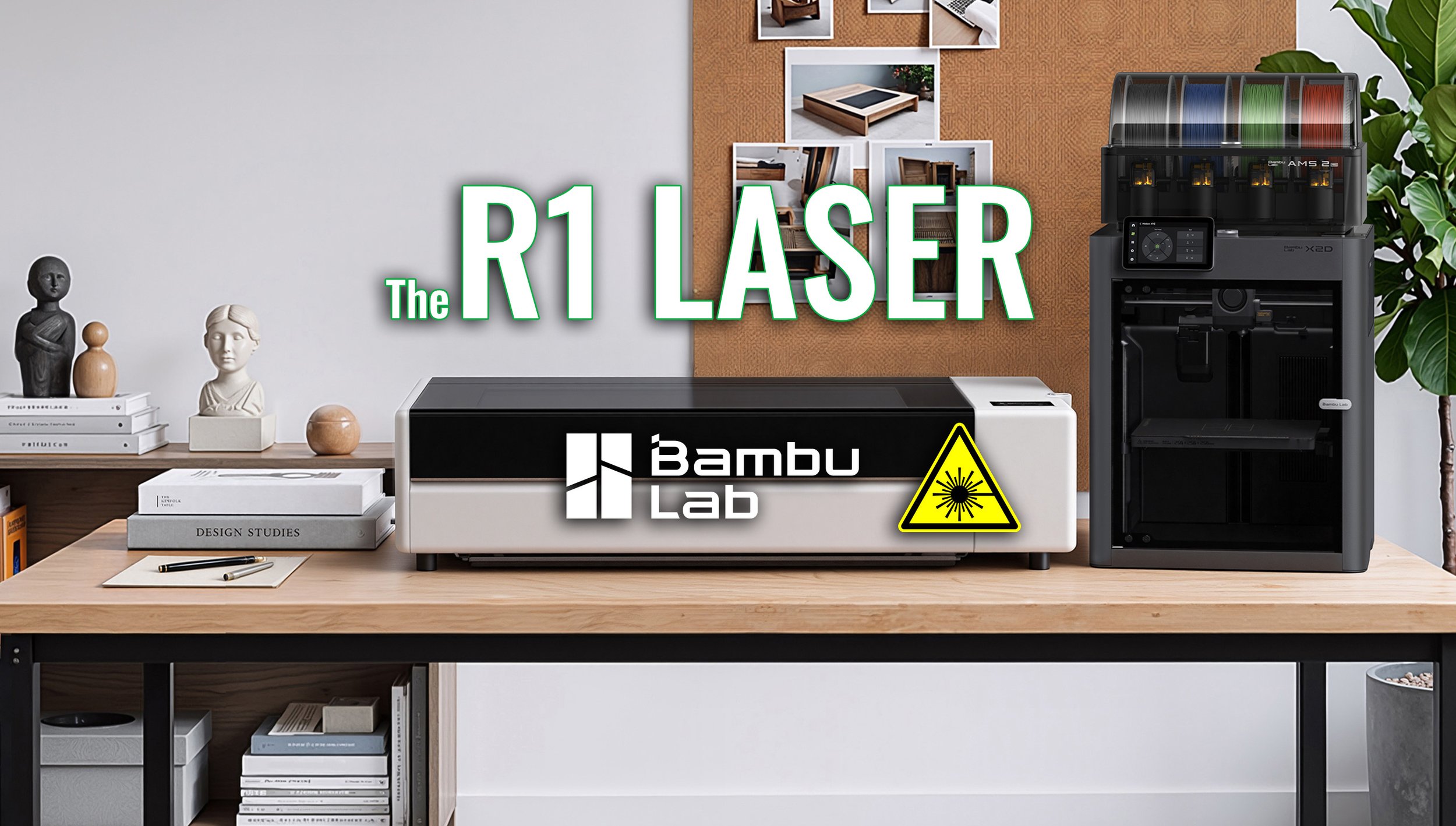 All new Bambu Lab R1 Laser Cutter - Fair Price for a CO2 Laser. Is CO2 the Right First Laser?