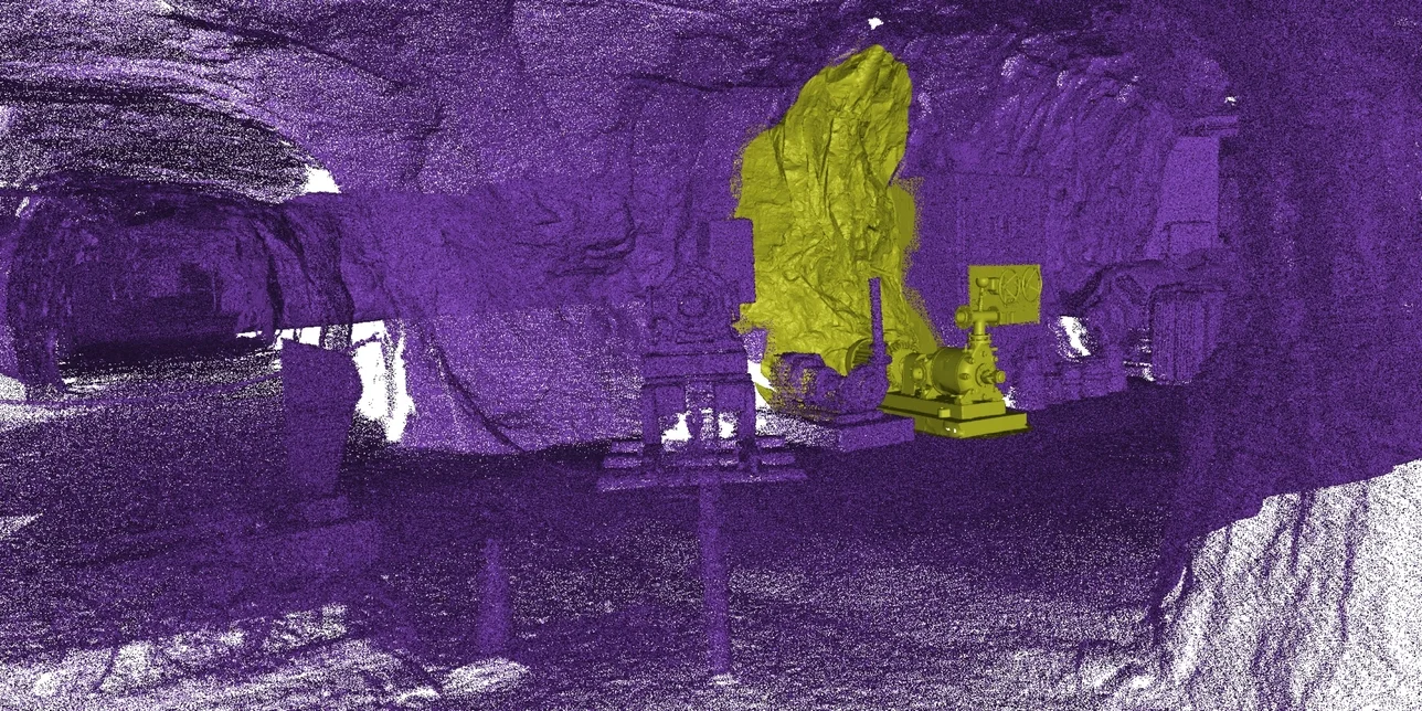 Artec Jet and structured light scans combined in Artec Twins