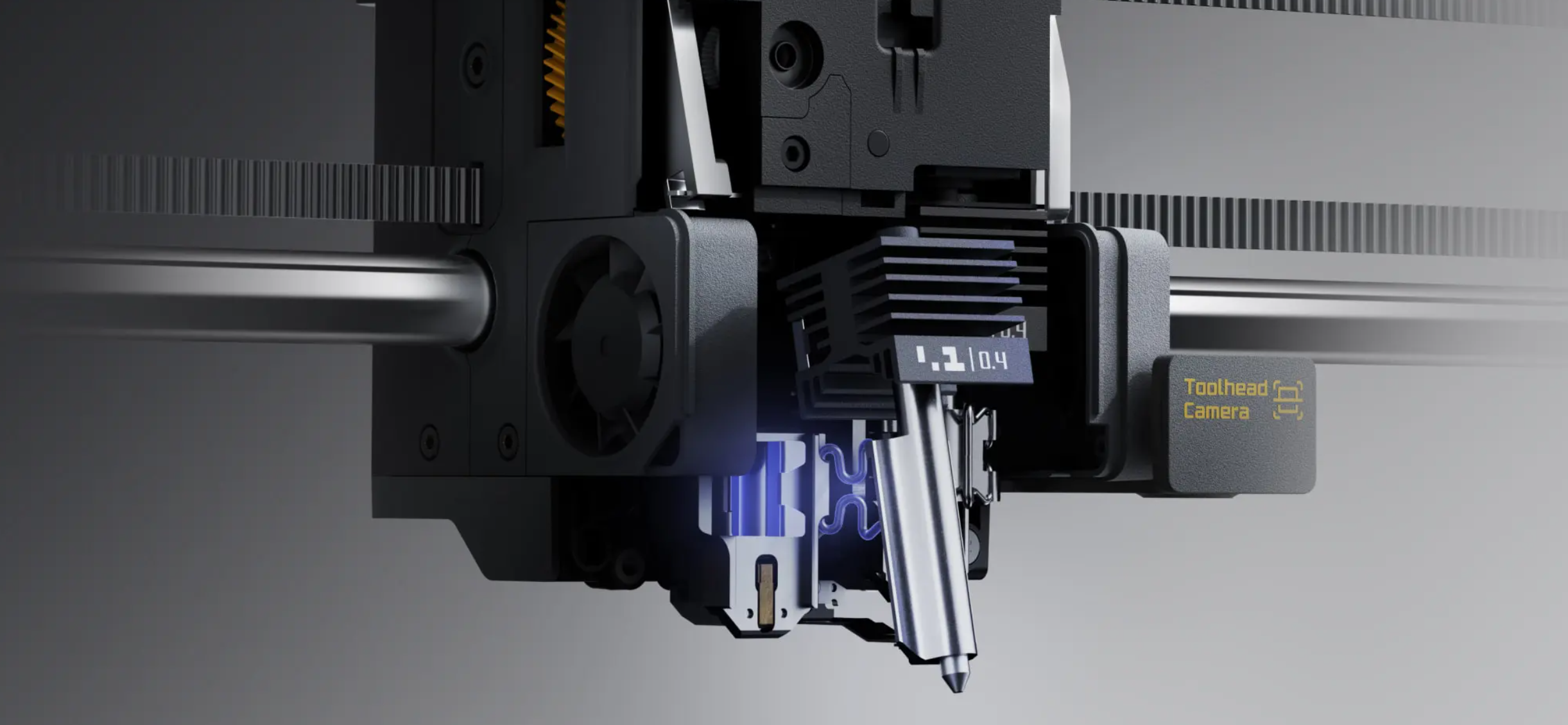 tool free nozzle swapping on the Bambu Lab X2D