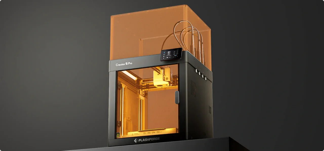 The Creator 5 Pro with active heating and enclosure