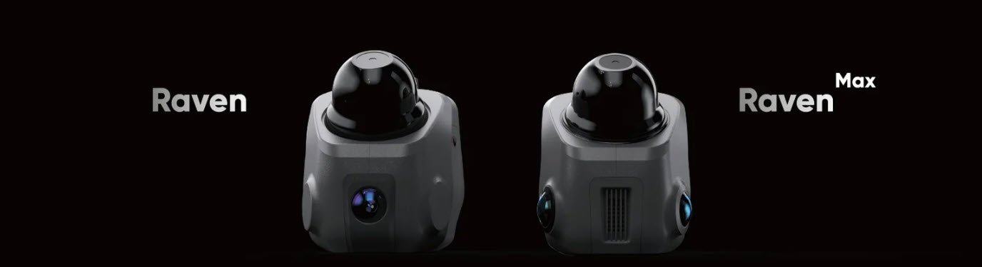 The Raven and Raven MAX side to side