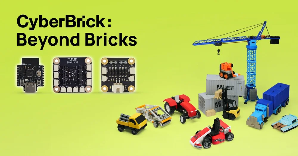 Bambu Lab CyberBrick: 3D Printed Modular Electronics Projects