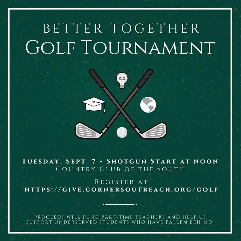 @teamcorners has 2 big events coming up and we are inviting YOU to be apart of it. 
If you like to golf or dress up, our Golf Tournament and our Gala are for you! Head over to www.cornersoutreach.org to buy tickets.
.
.
.
#lawncarewithapurpose #golf 