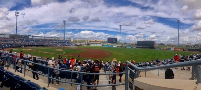 Spring Training: Clouds, Music and the Game