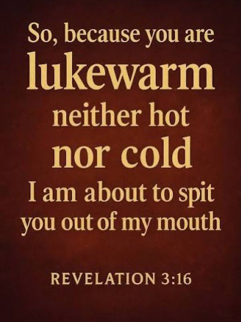 God does not desire for lukewarm (half-hearted) followers. He desires followers that fully surrender their hearts to Him and live according to His word. Join us this Friday for our Open Gym where we will discuss this further.