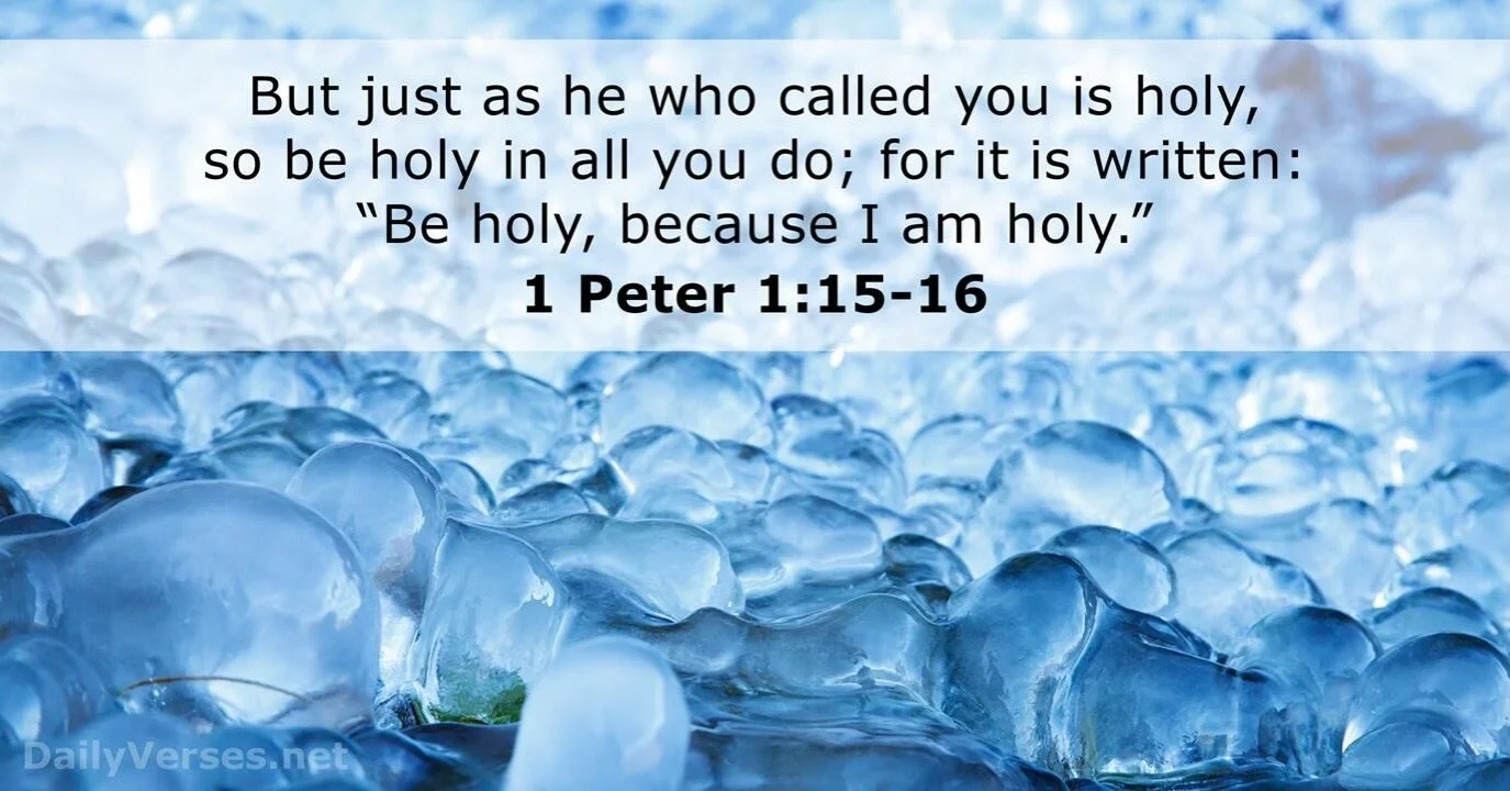 God desires for us to live a holy life because that is the way that we can be in right standing with Him. Sin separates us from a Holy God so that is why we need Jesus. Join us this Friday as we start to read through the book of 1 Peter.