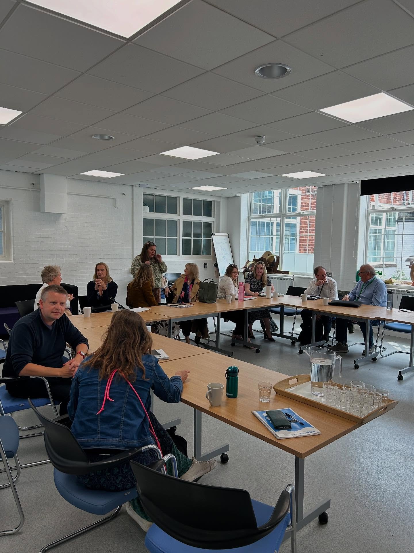 Today we hosted the Cost of Living Steering Group run by @elmbridgebc and working with other local organisations seeking to support our local community