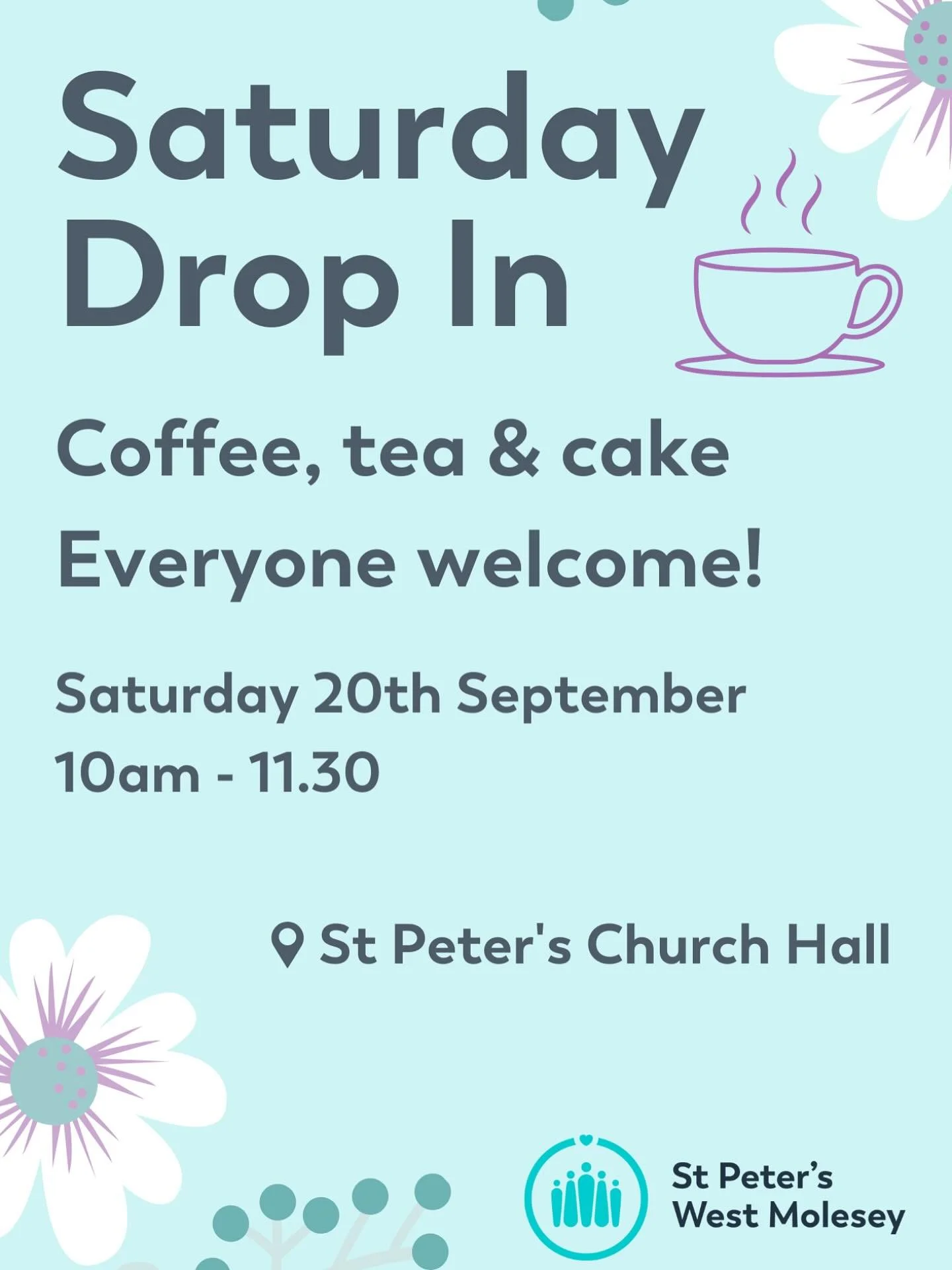 We&rsquo;re looking forward to Saturday Drop In tomorrow!

☀️If you&rsquo;d like to enjoy the sunshine, come along for gardening in the churchyard or litter picking in the local area.

☕️If you&rsquo;d like to stay indoors there will be tea and coffe