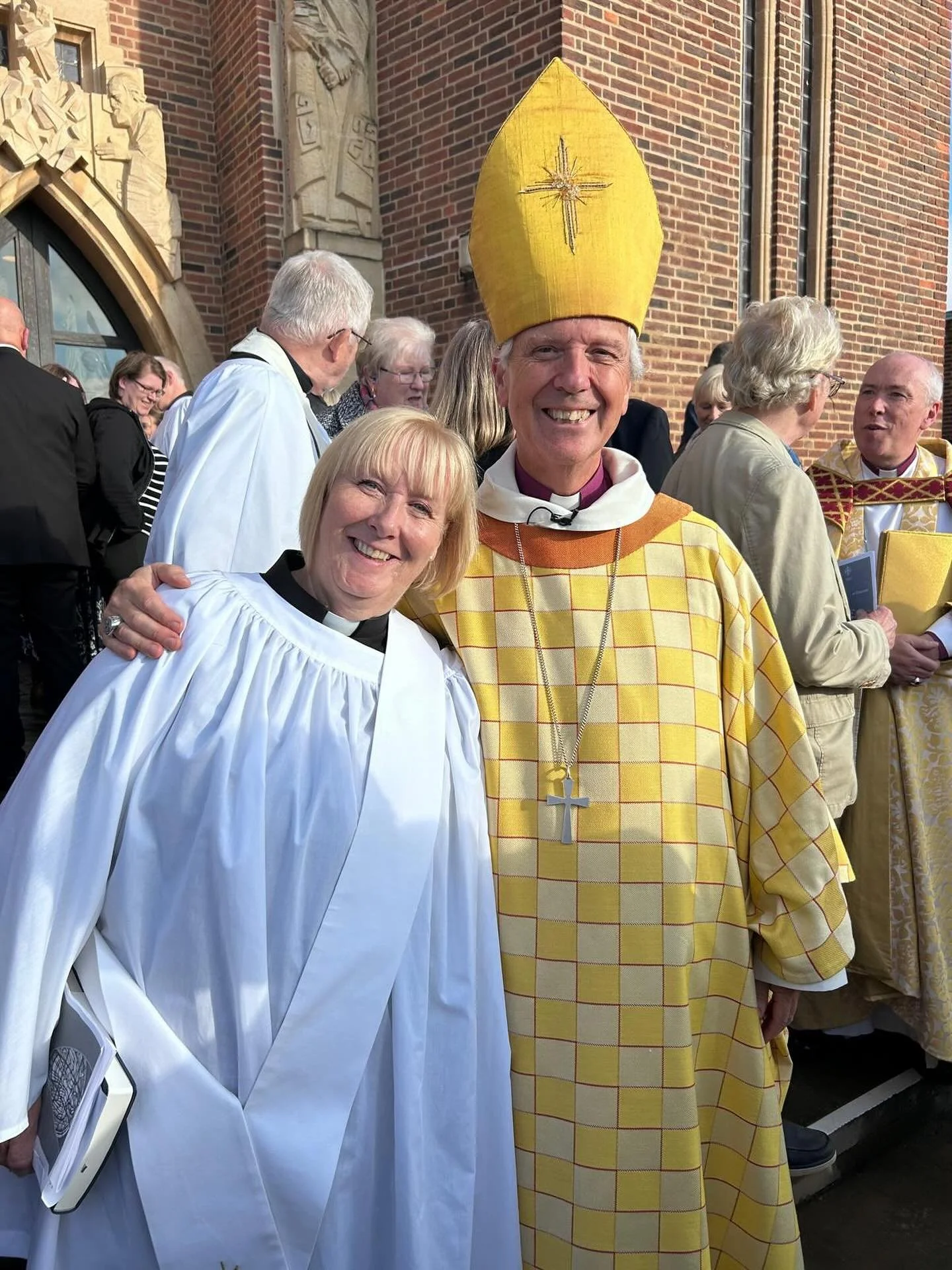 TBT to last week when Sue Langwade was ordained at Guildford Cathedral.

We&rsquo;re thrilled to have Sue as our new Curate at St Peter&rsquo;s!
