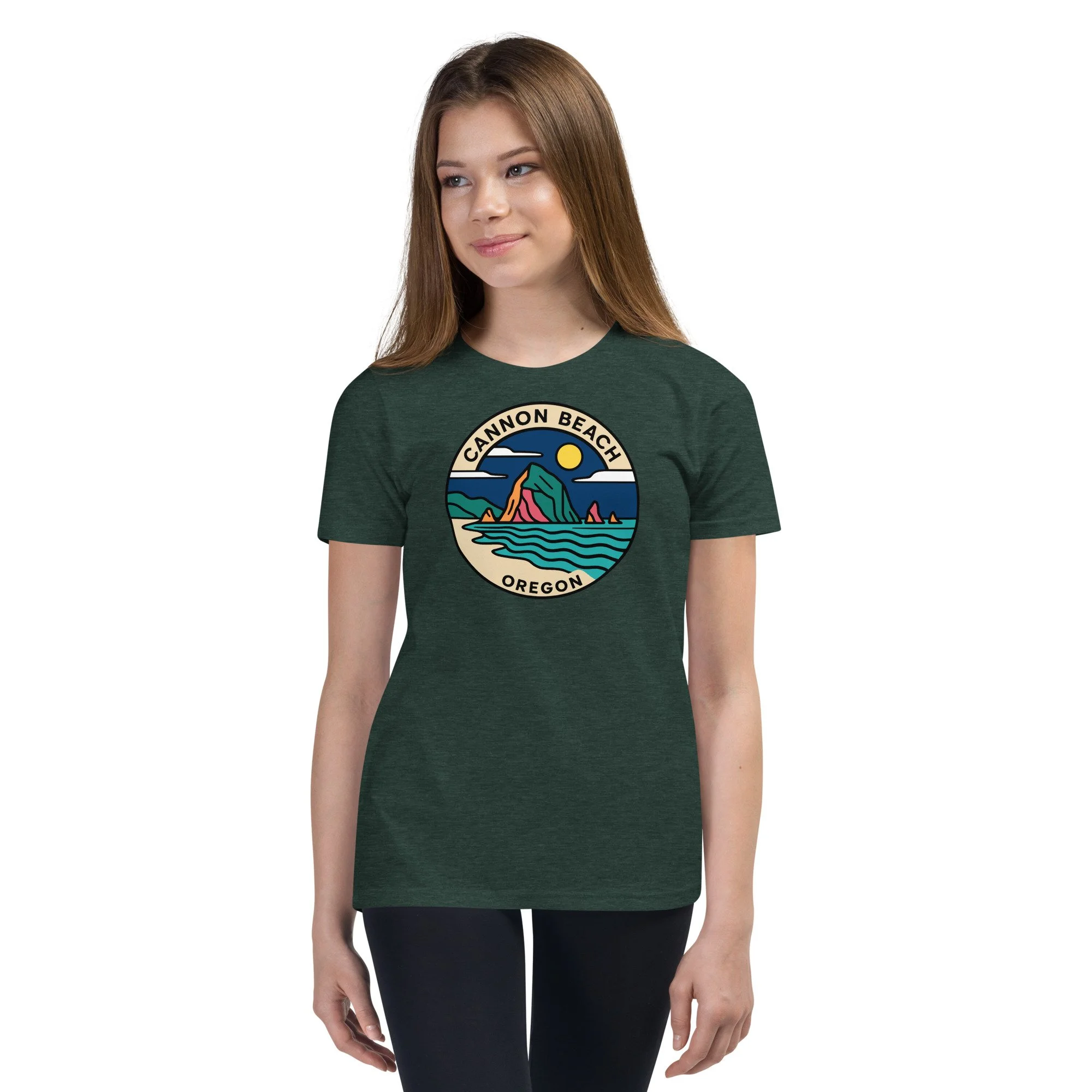 youth-staple-tee-heather-forest-front-68aa34dbed9d7.jpg