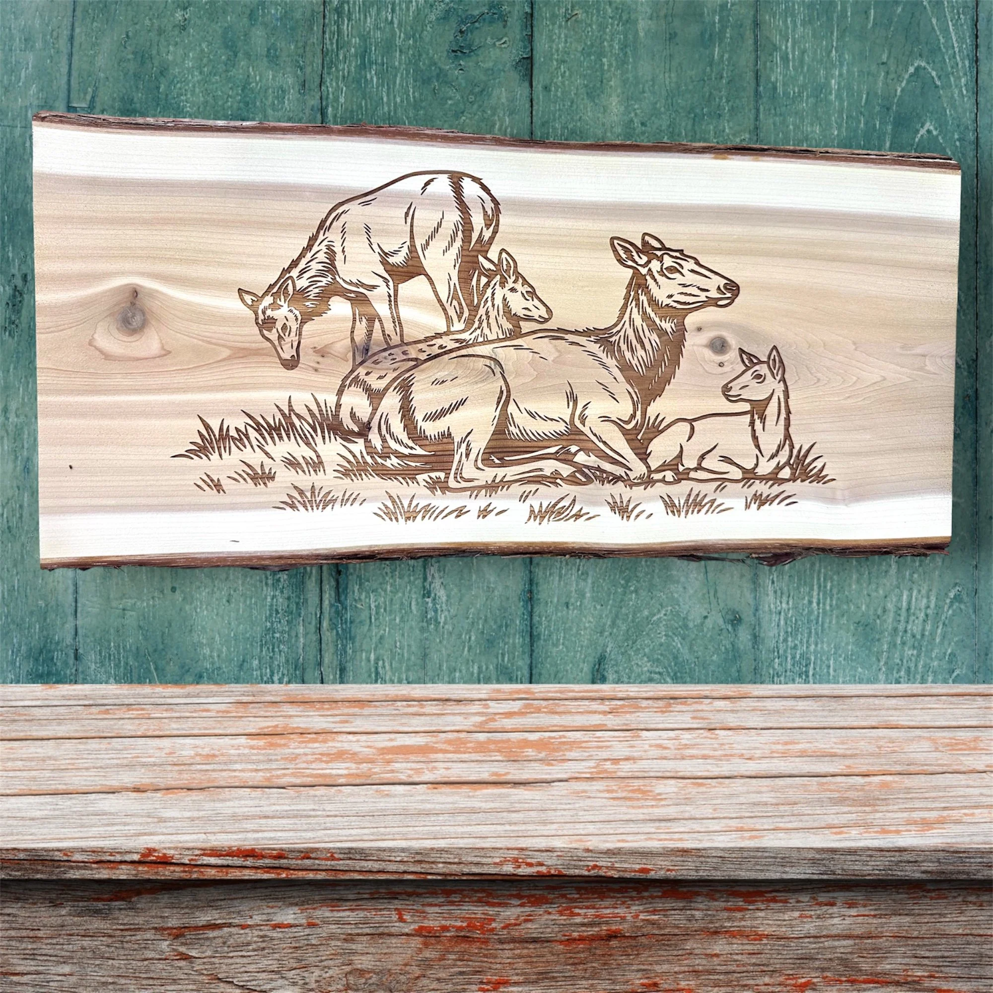 Elk Family Wall Art