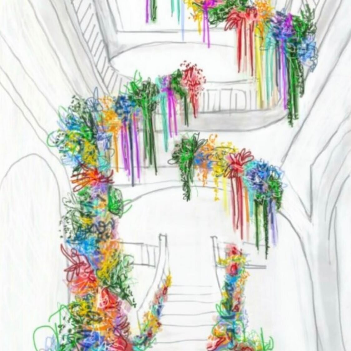 We are three weeks from being live for Art Alive.  I&rsquo;m honored to be assisting Floral Artist, Beth O&rsquo;Reilly with her rotunda floral art installation &ldquo;Botanical Graffiti&rdquo; to celebrate the San Diego museum of art event, Art Aliv
