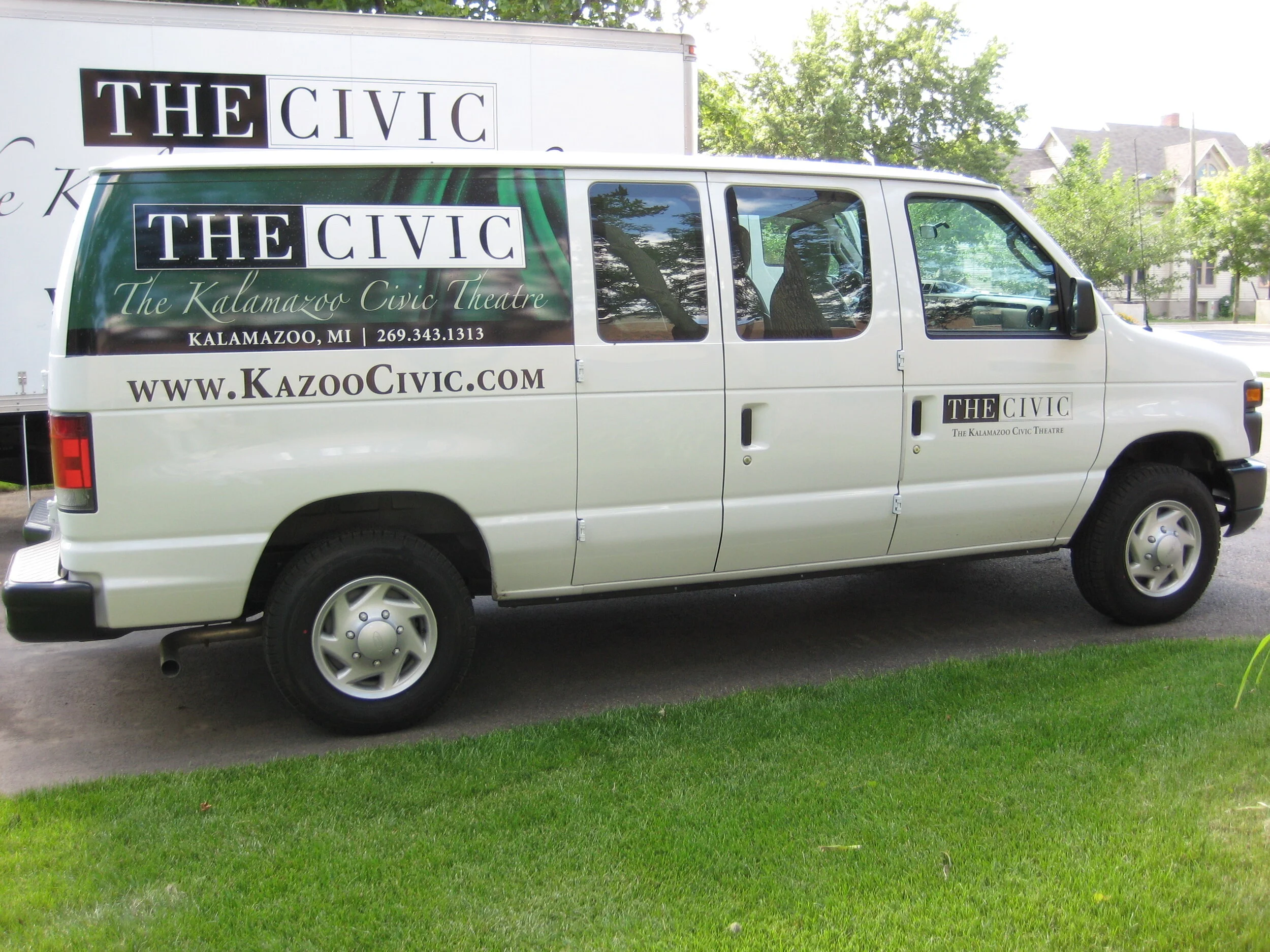 The Kalamazoo Civic Theatre: Van Decal (Passenger Side View)