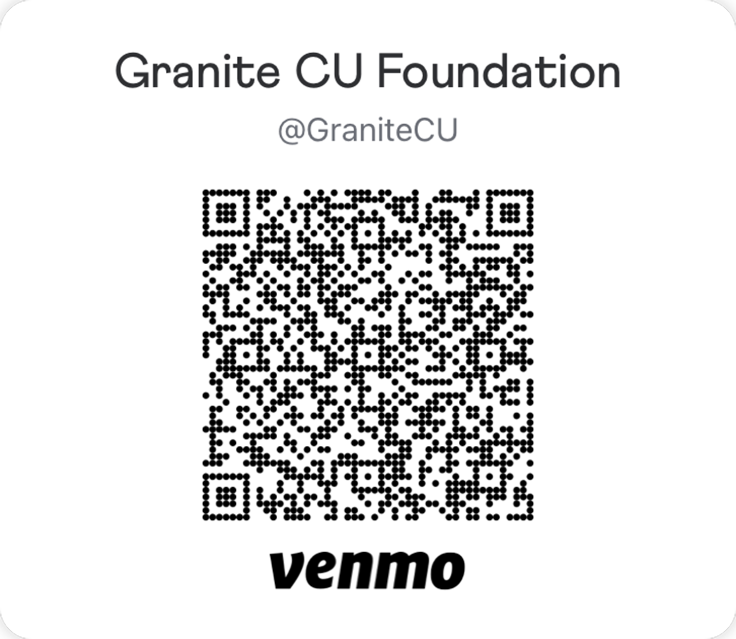 Venmo - Scan or Click to Donate