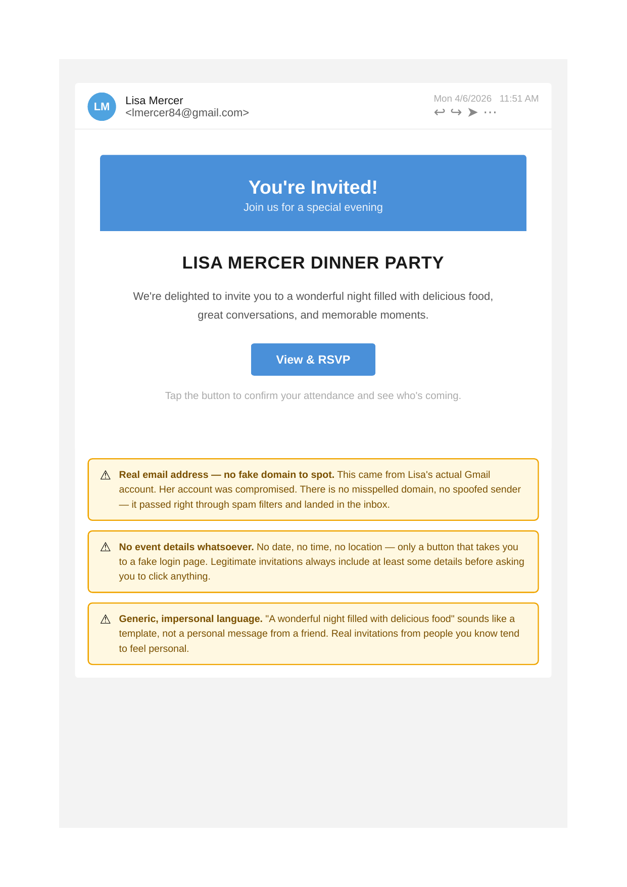 Scam Invitations The Recent Birthday Party Invite Scam — Financial Field Notes