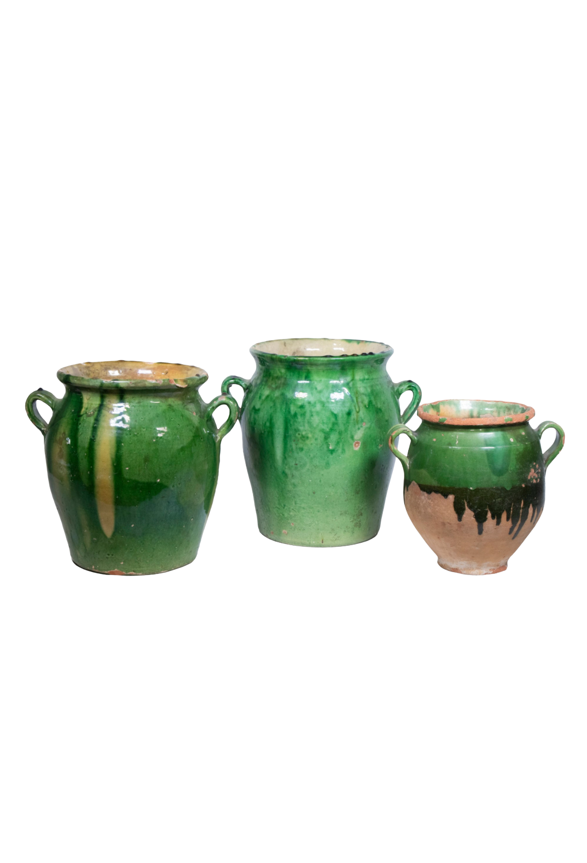 Juego de vasijas de barro francesas provenzales