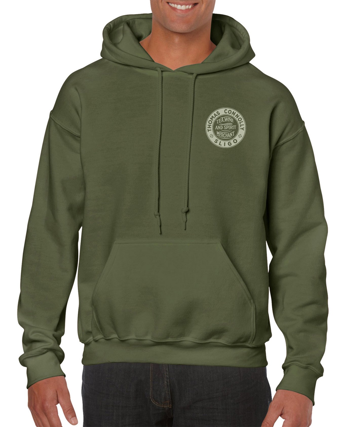 Thomas and Thomas Performance Sun Hoodie Indigo Green