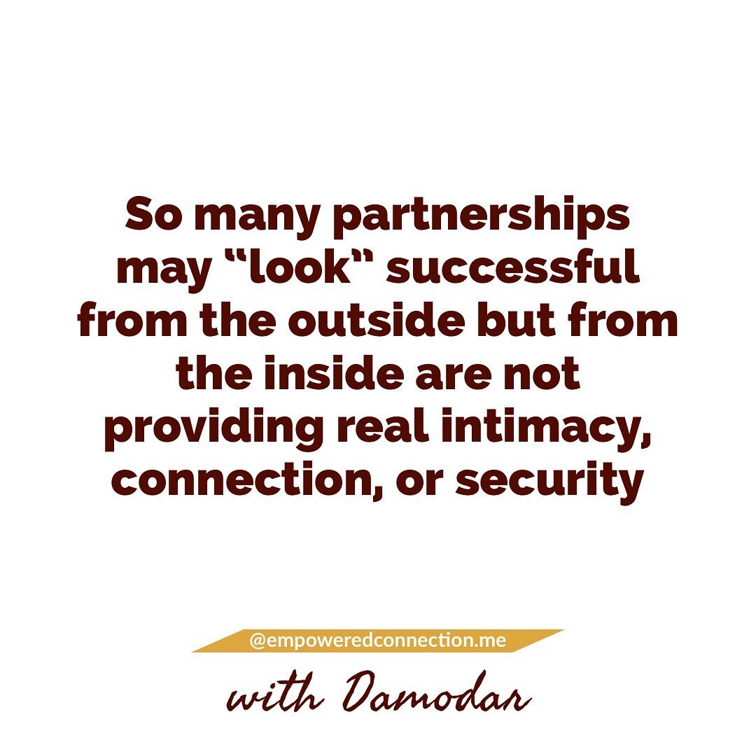 When you take a moment to feel into this statement, does it feel familiar to you?

Are you experiencing this now in your partnership or one or your most intimate relationships?

🤍

If so, this is nothing to be ashamed of or run and hide from

In fac