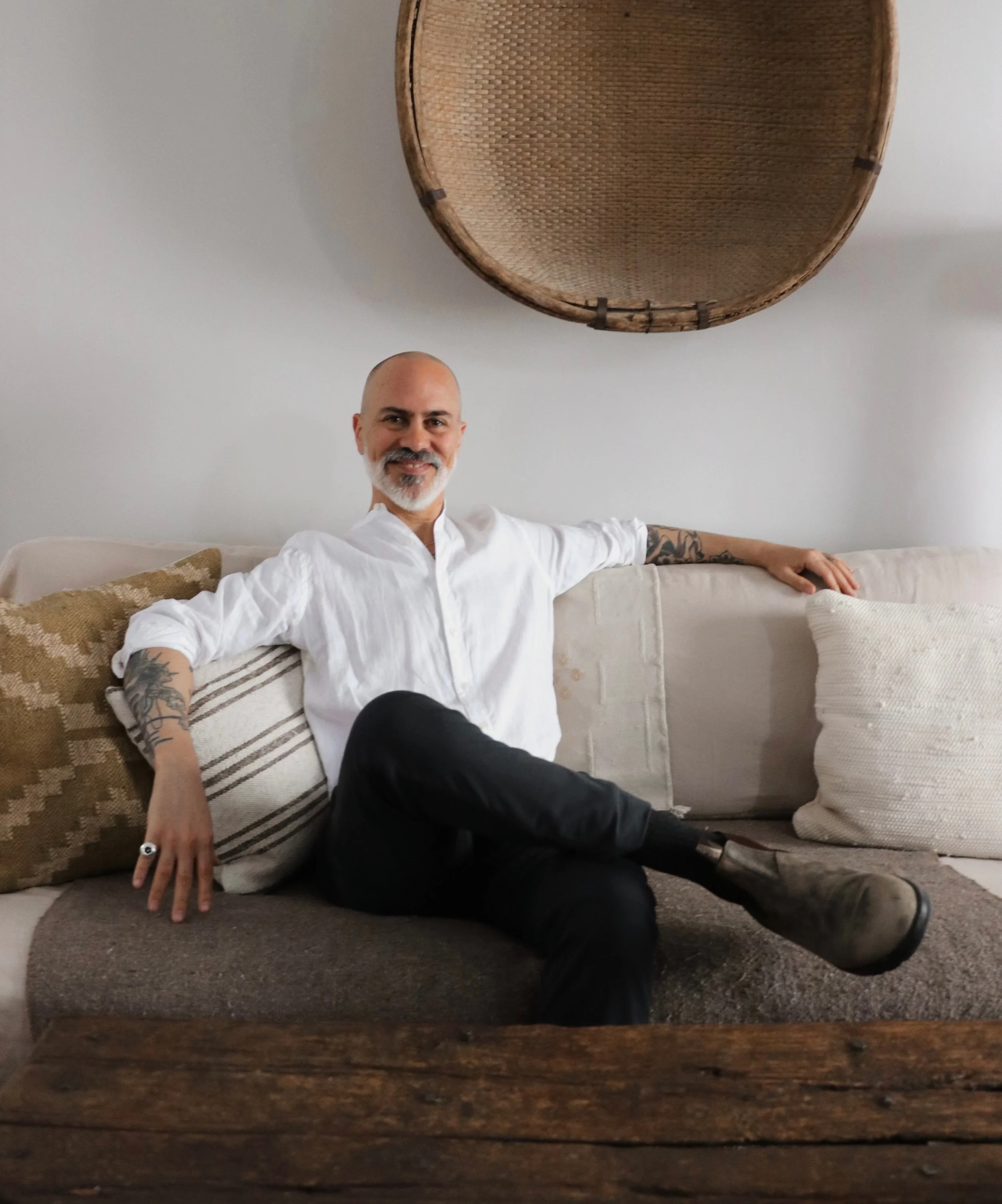 Philadelphia Therapist for Individuals, Men, and Couples, Daniel Cordua in his Rittenhouse Square office.