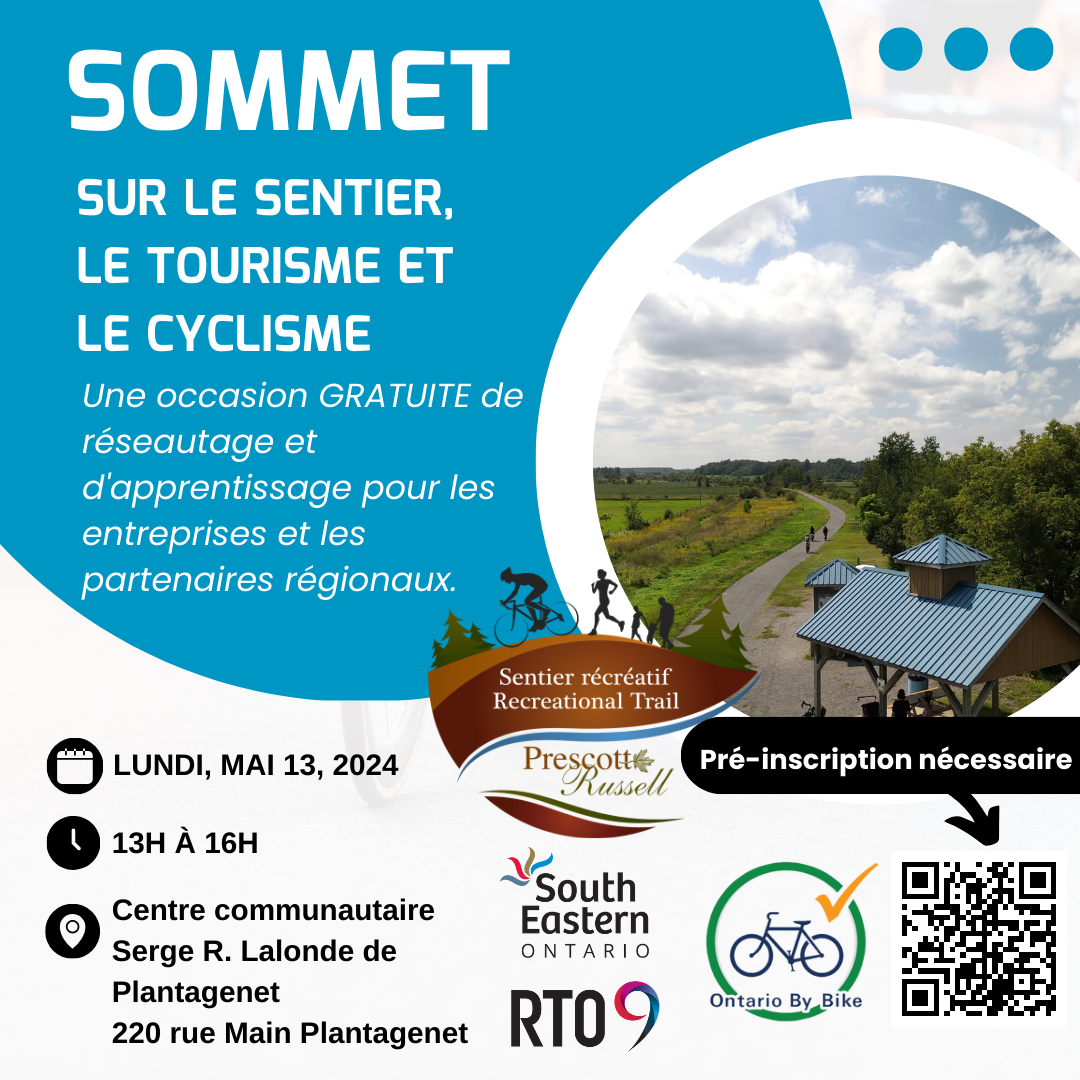 Sommet sur le Sentier, le Tourisme et le Cyclisme