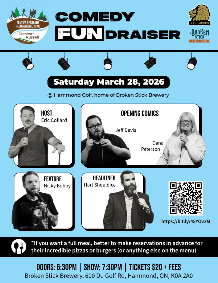 Comedy FUNdraiser at Broken Stick Brewery
