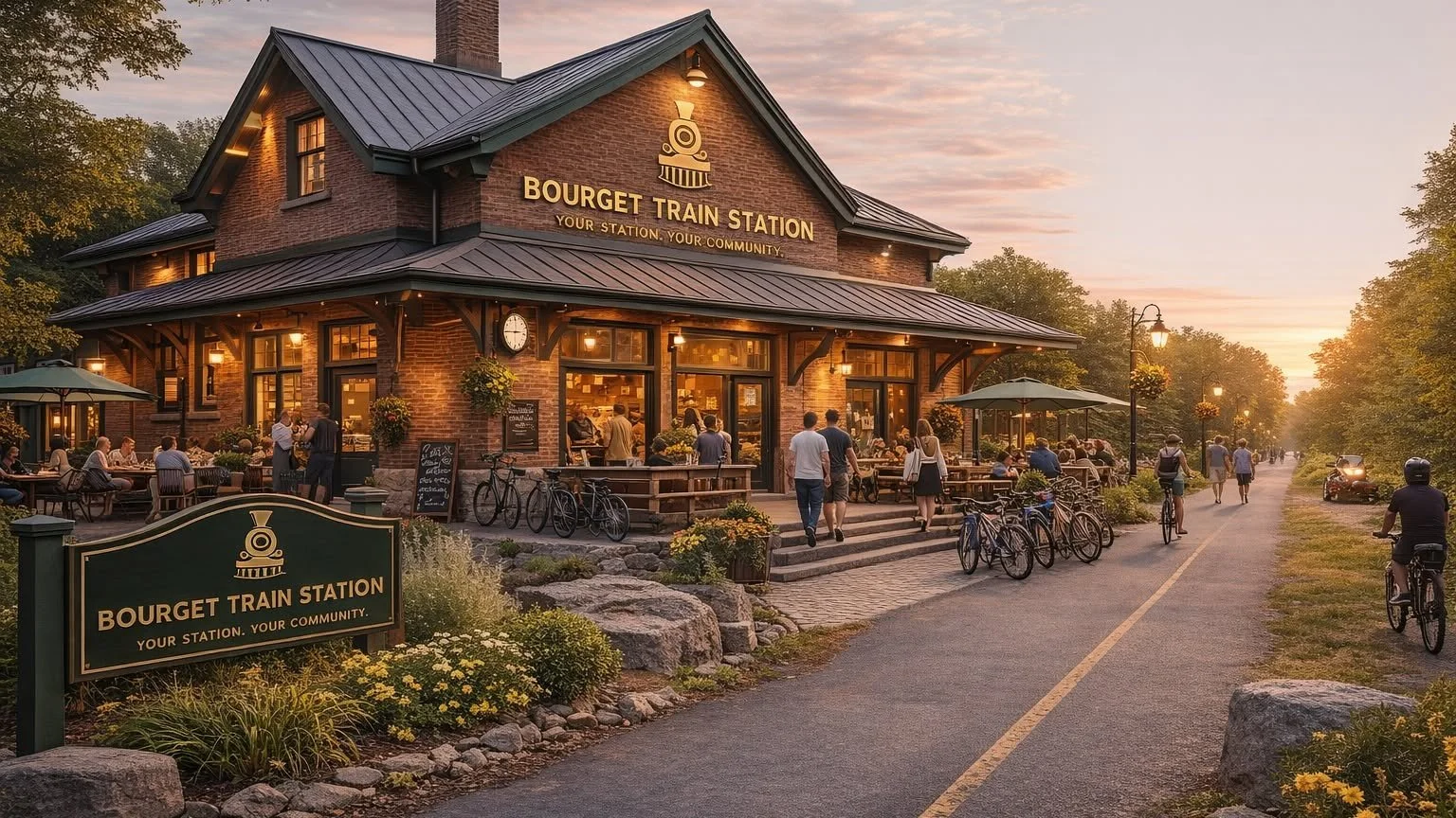 Full steam ahead for the Bourget Train Station Redevelopment, grand opening expected in 2026