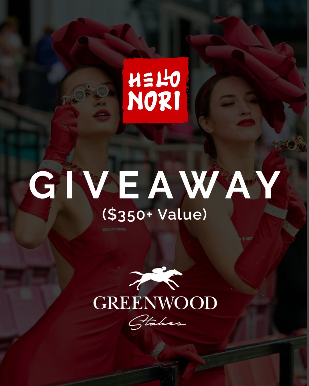 GIVEAWAY TIME, TORONTO! ⁠
⁠
We&rsquo;re giving ONE lucky winner the ultimate Greenwood Stakes experience happening next week! 🐎⁠
⁠
Here&rsquo;s what&rsquo;s up for grabs:⁠
2 Tickets to the @greenwoodstakes⁠
Lunch at the track for 2⁠
A $100 @hellonor