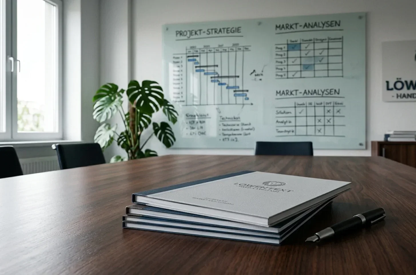SEO Content Writer Tamara Niebler konzipiert in ihrem Büro Strategien für SEO-Texte für ihre Kunden