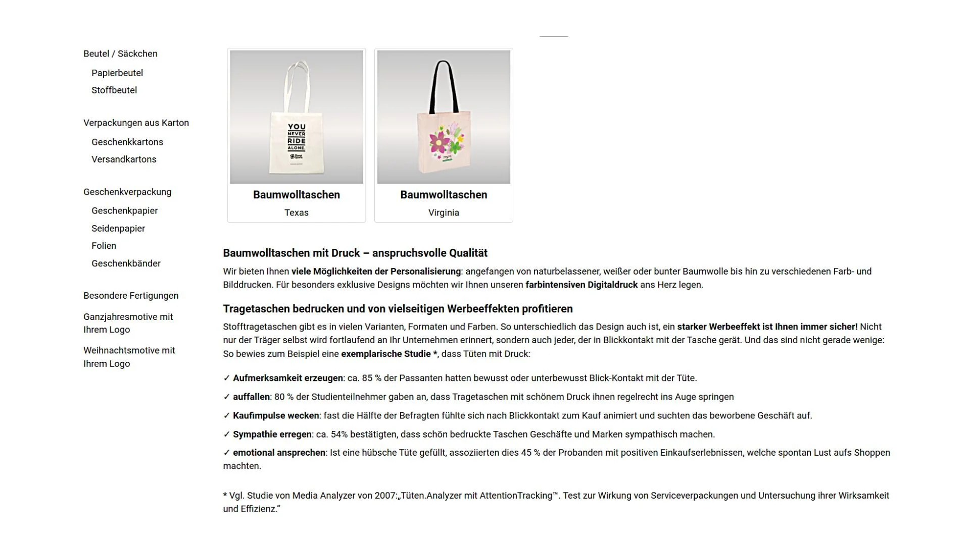 SEO-Texte für Online-Shop